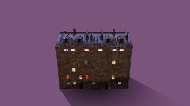 Dable Roof Home 3D Model