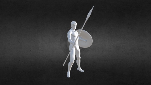 Spartan Warrior 2 3D Model