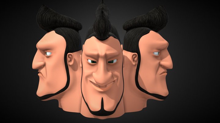 Character Head Strongman