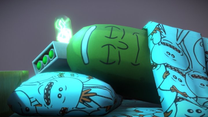 Rick Pickle - Solen`e / Рик Огурчик - Соленье 3D Model