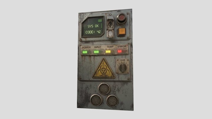 Industrial Control Box - Sci-Fi – Free 3D Model STL