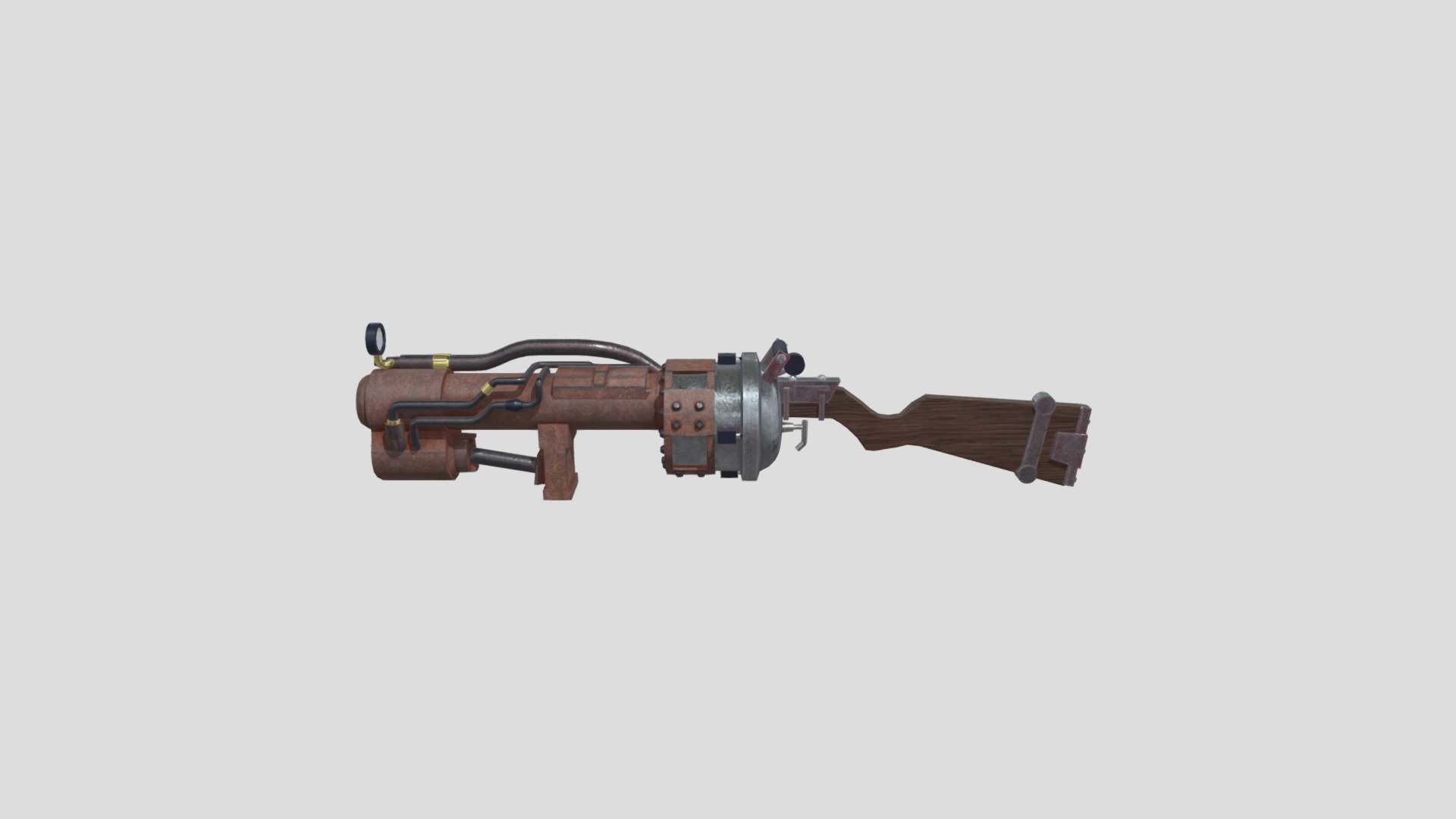 Railway Rifle - 3D model by AtlasProjects (@Atlas_Projects) [3b8fcca ...