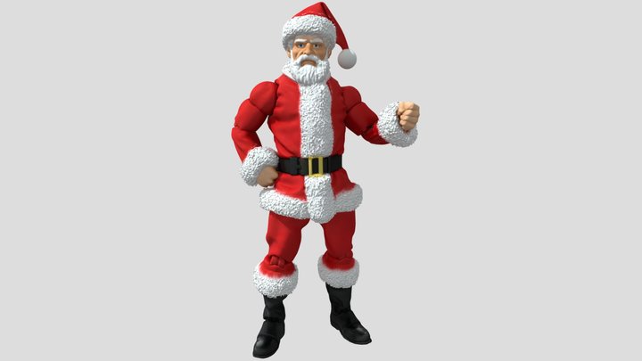 Santa Claus Action Figure - toy – Modello 3D gratuito STL