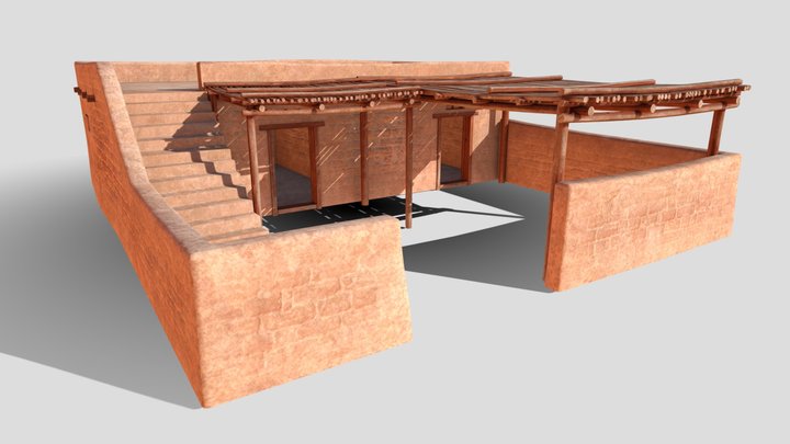 Common Desert House 3D Model