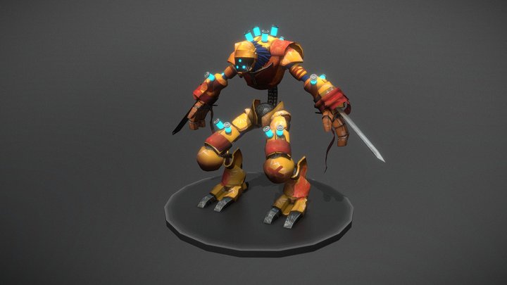 scifi junk mecha 3D Model