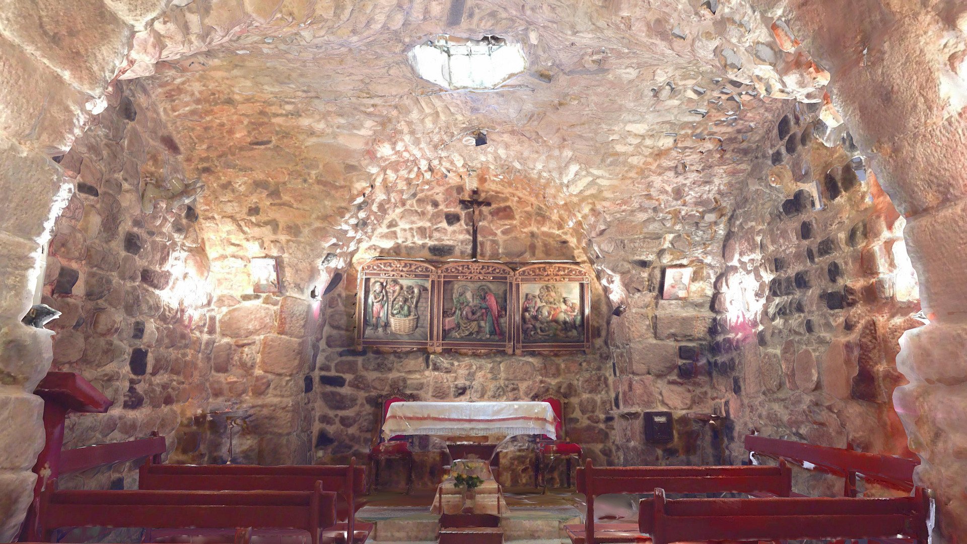 Ananias Chapel, Syria Lidar Mesh Download Free 3D model