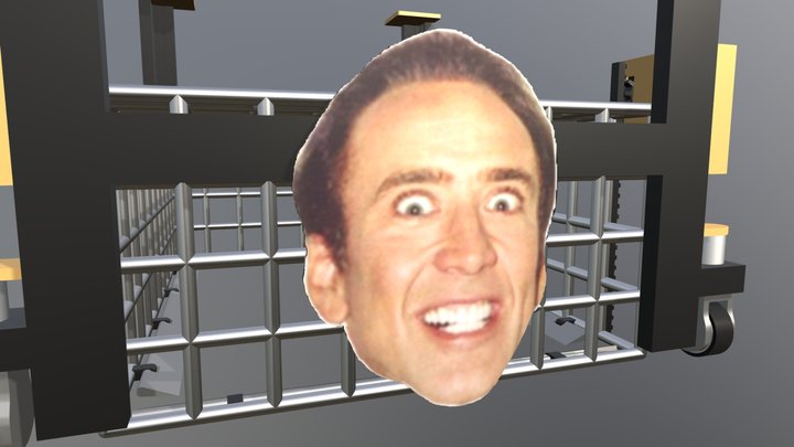 Nick Cage 3D Model