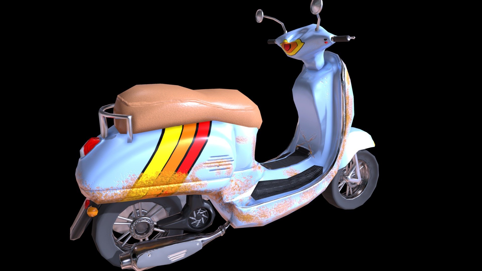 scooter simple - Download Free 3D model by stylo0 [3b948ec] - Sketchfab