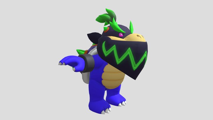 Wonder Bowser Jr.- Super Mario Bros. Wonder 3D Model