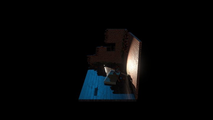 Modelling&Texturing Scene1 3D Model