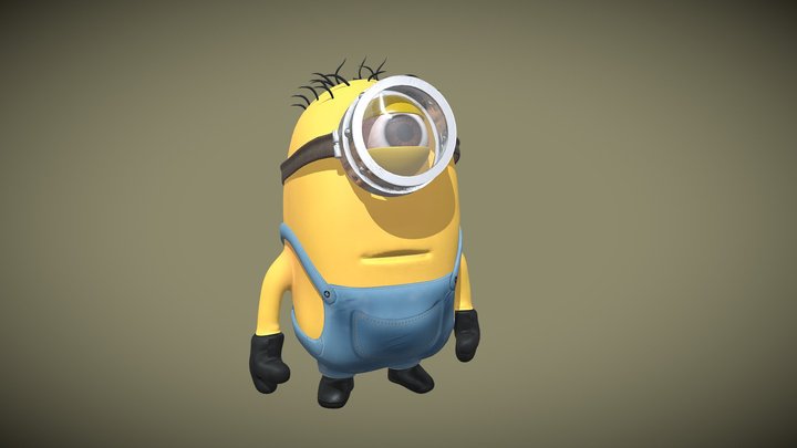 Minion Stuart 3D Model