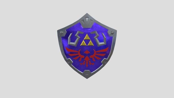 Hylian Shield 3D Model