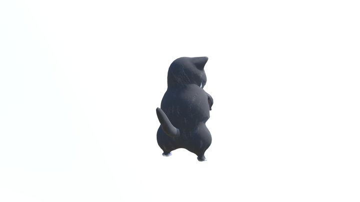 Dance Dance Cat 3D Model