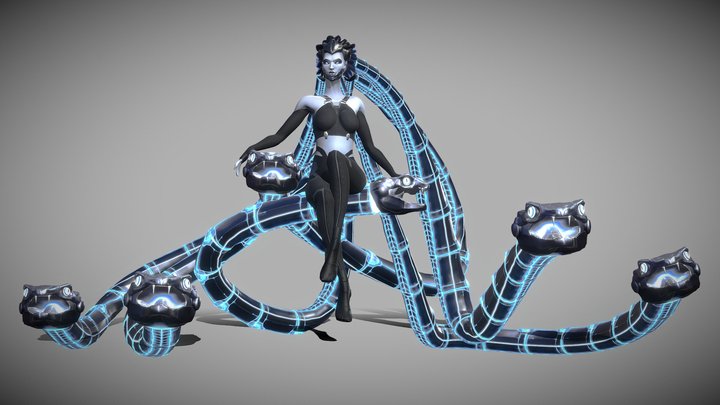 Medusa (Pose 2) 3D Model