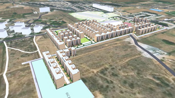 Signature Global City 92 (Exterior) 3D Model