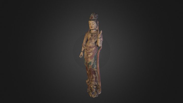 Asian Statue 380k 3D Model