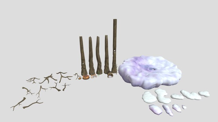 Gorilla Tag Clouds Revamp Assets – Modello 3D gratuito STL