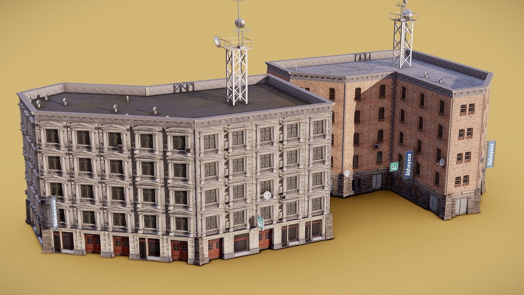 Highly Detailed Buildings [Games and Renders]