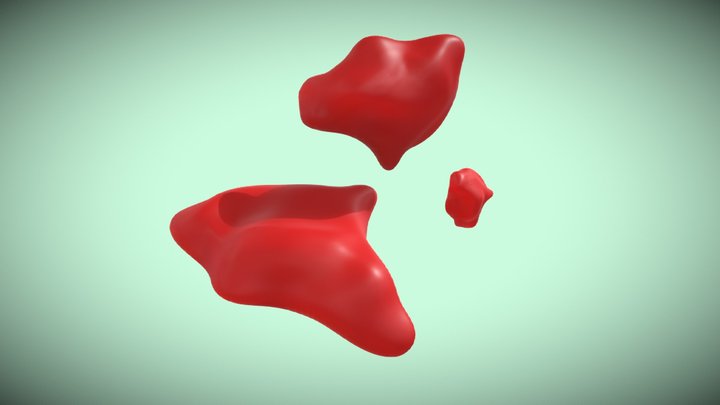 Schistocyte (or schizocyte) 3D Model