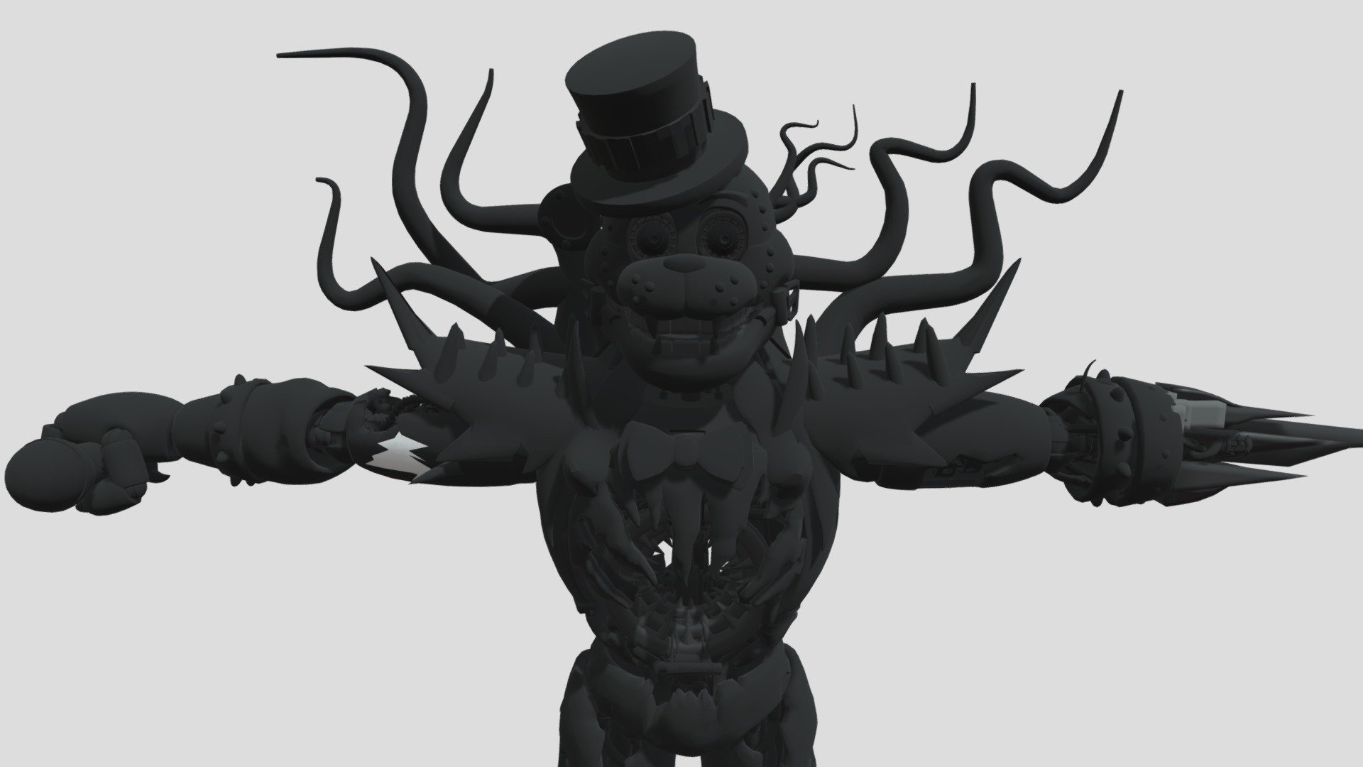 Lethal glamrock Golden Freddy by bunzai - Download Free 3D model