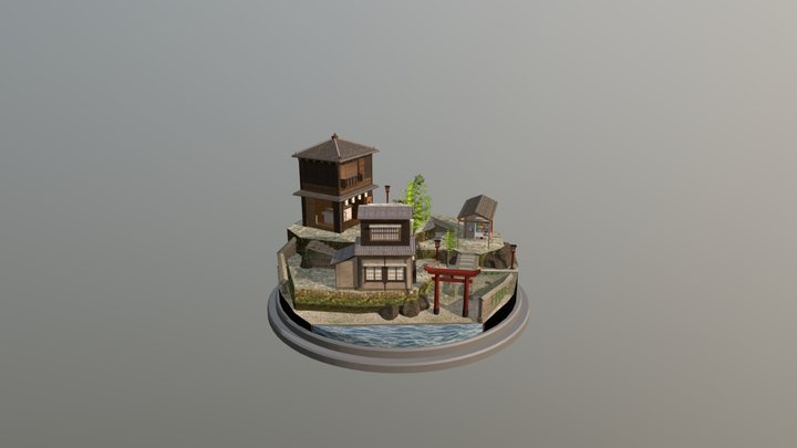Cityscene 3D Model