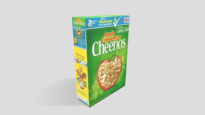 Cerealbox 3D Model
