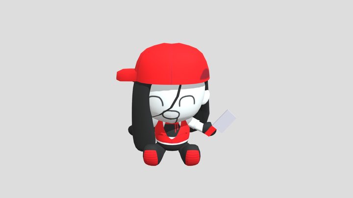 BUTCHER VANITY Yi Xi Plush 3D Model