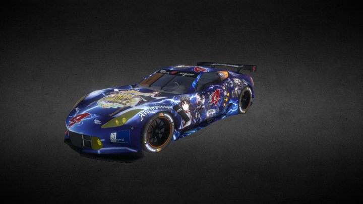 Corvette C7.R "Kancolle Kai #4" 3D Model