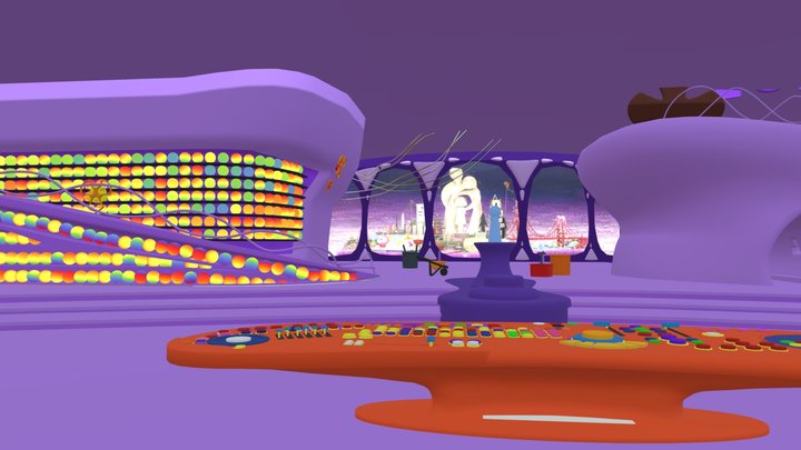 Inside Out 2 World Environment model 3D Model