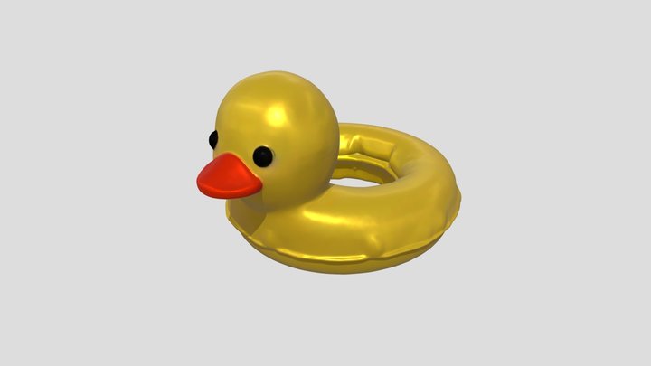 Duck Pool Float 3D Model 3D Model