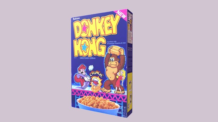 Cereal Box 3D Model