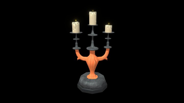Candle Holder 3D Model