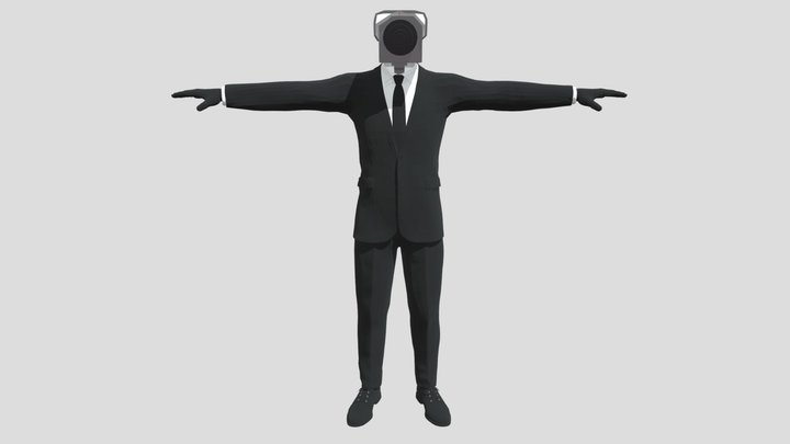 CameraMan 3D Model