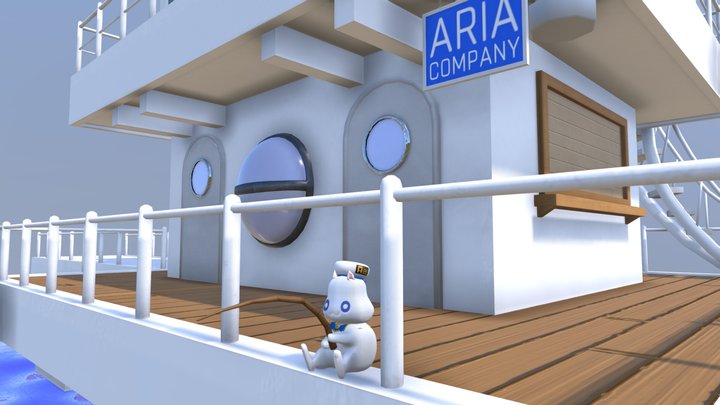 Closed aria company 3D Model