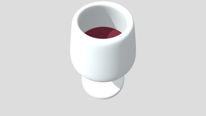 Wine Glass 3D Model