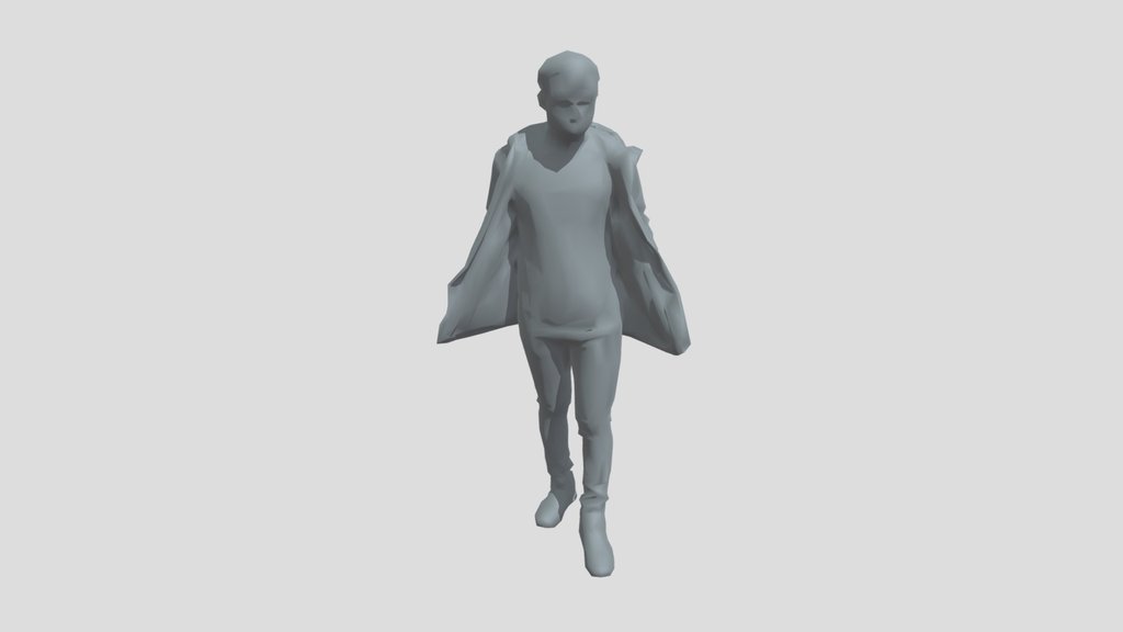 Lowpoly Male Standing
