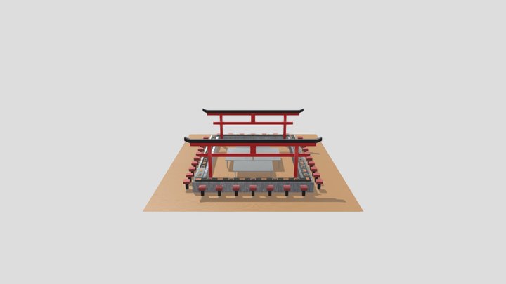 Sushi Bar 3D Model