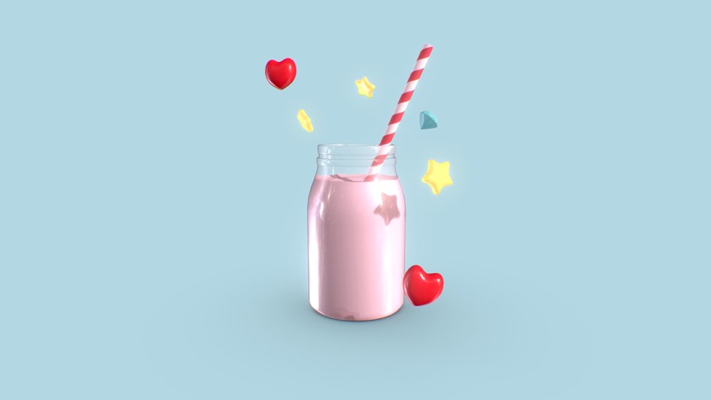 Cute milkshake