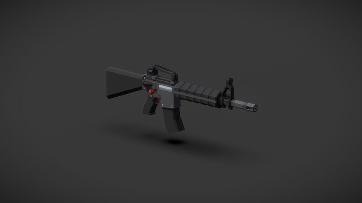 M-16 Rifle – Free 3D Model STL