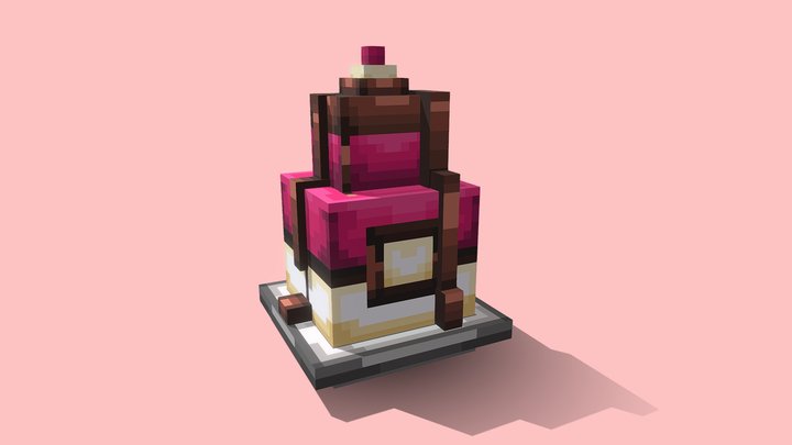Pokemon lunar cake 3D Model