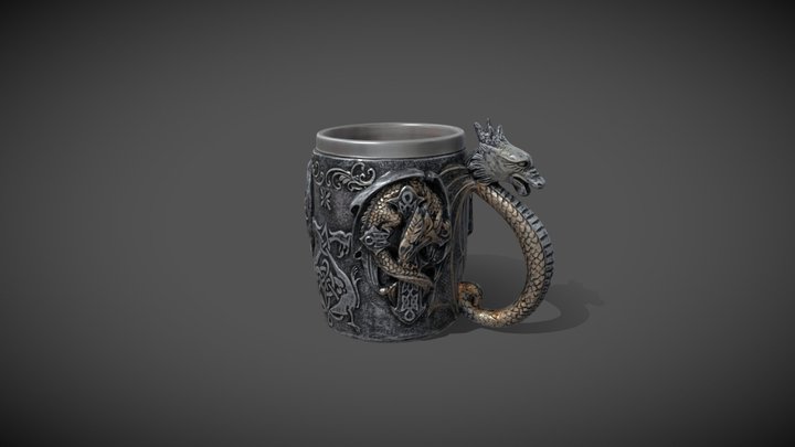 Dragon Mug 3D Model
