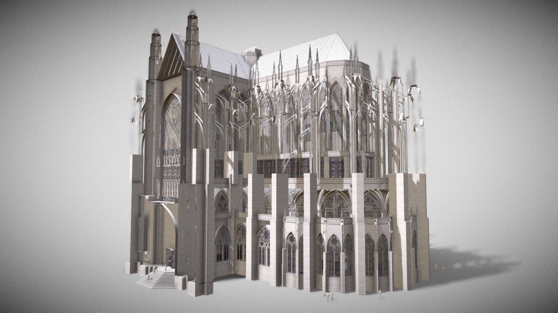 Beauvais Cathedral — Sketchfab embed 3D viewer
