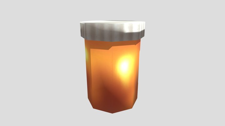 Oxycodone Bottle from Mouthwashing – Free 3D Model STL