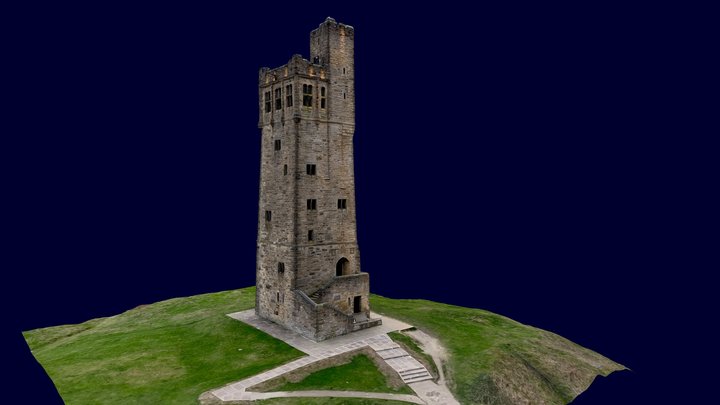Victoria Tower, Castle Hill, Huddersfield 3D Model