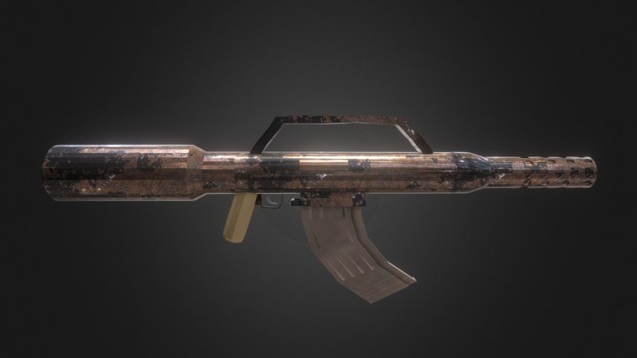 Anti-Scrap Rifle 50 bmg 3D Model