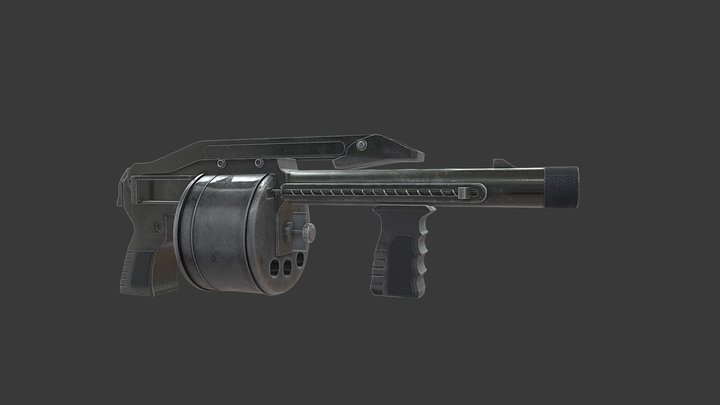 Resident Evil 4 Shotgun 3D Model