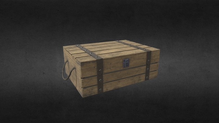 Crate 3D Model
