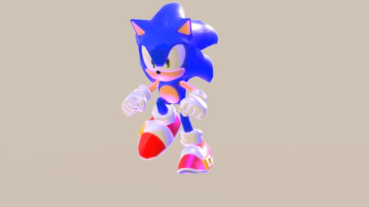 Sonic The Hedgehog 3D Model