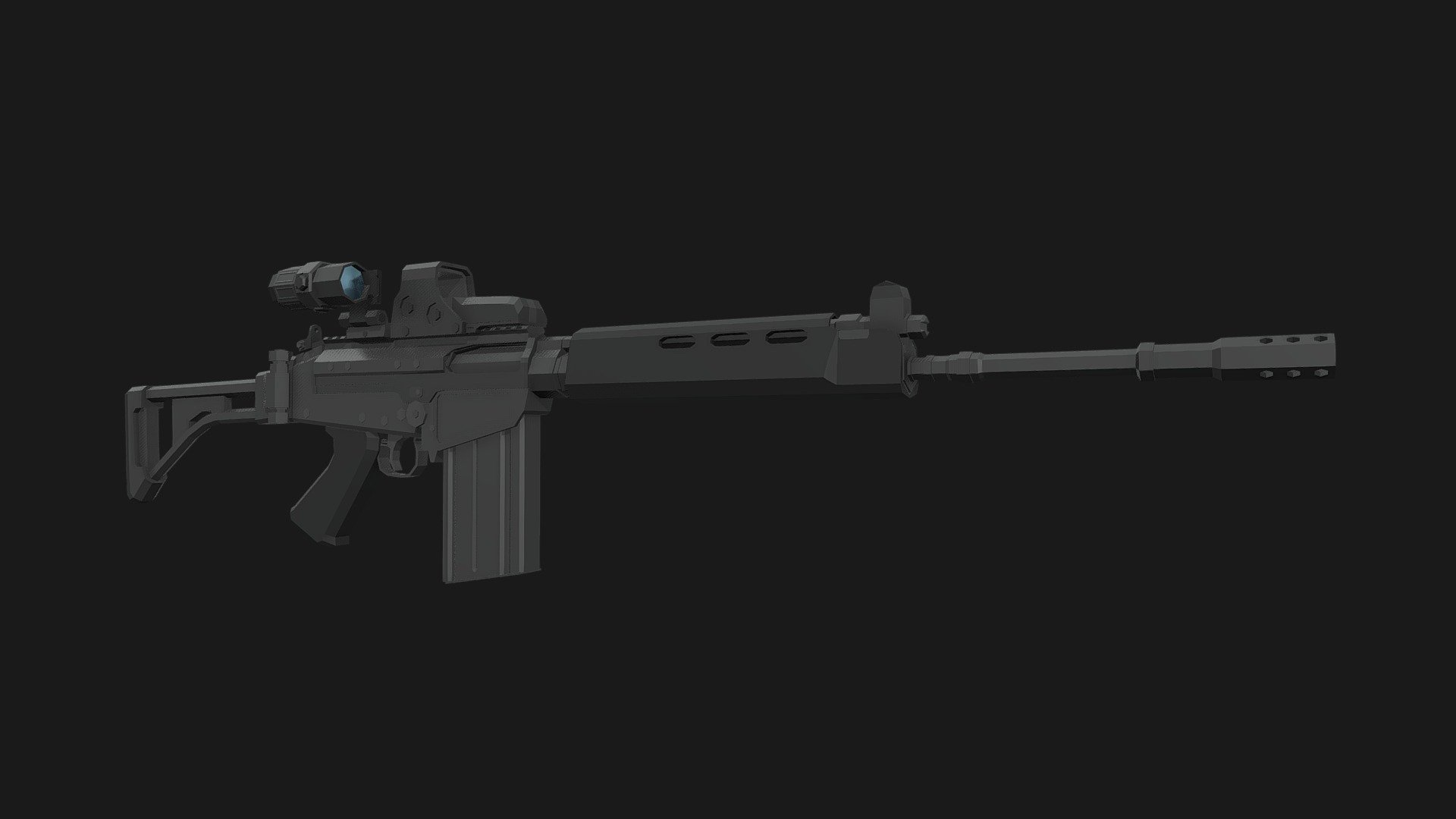 [Low Poly] FAL Para
