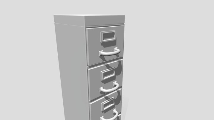 file Cabinet 3D Model